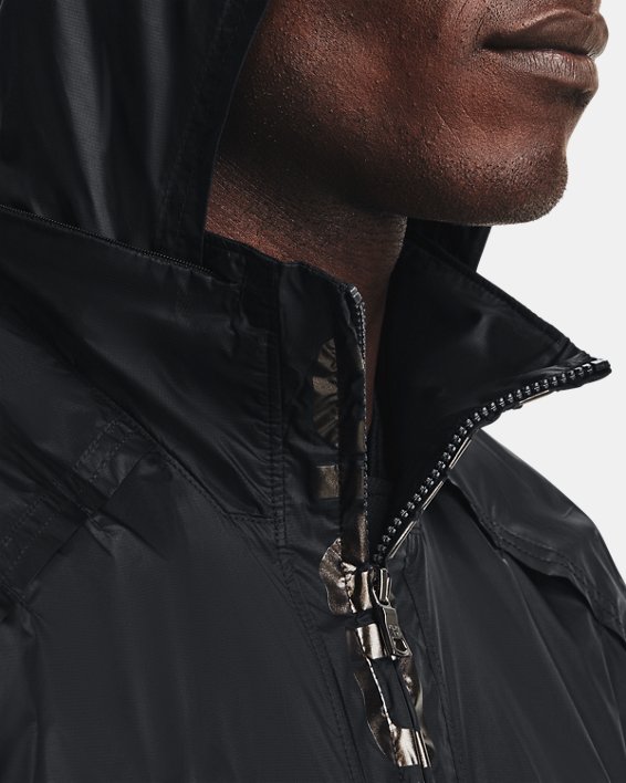 Men's UA Storm Accelerate Pro Shell Jacket in Black image number 3